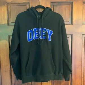 Obey black hoodie, Men's medium